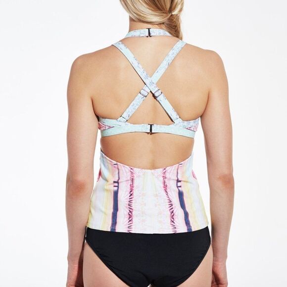 🤑CALIA by Carrie Underwood Women's Cutout Tankini - Picture 3 of 5